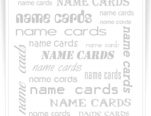 Various Name cards
